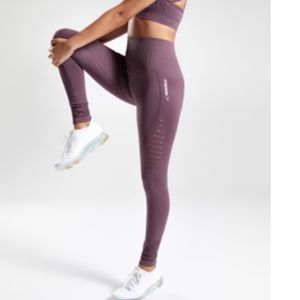 Gymshark Energy Seamless Leggings Purple Wash S